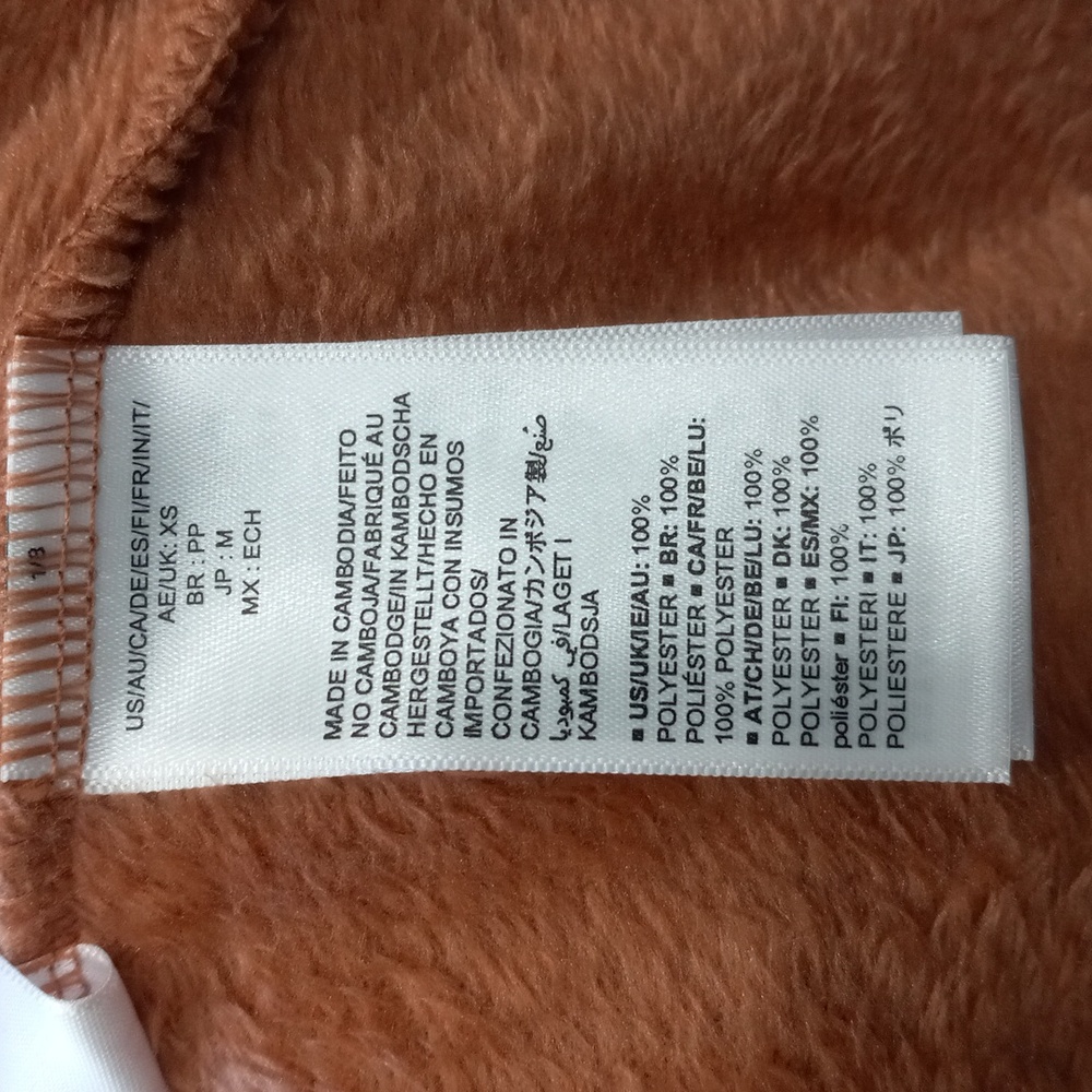 Amazon Essentials Cozy Brown Women's Robe Size XS - Picture 4 of 10